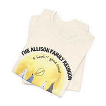 Load image into Gallery viewer, Allison Family Reunion Adult Unisex Jersey Short Sleeve Tee