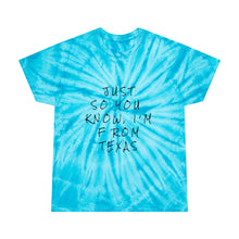 Load image into Gallery viewer, I'm From Texas Tie-Dye Tee, Cyclone