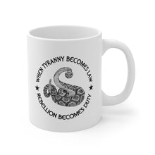 Load image into Gallery viewer, Rebellion is Duty Ceramic Mug 11oz