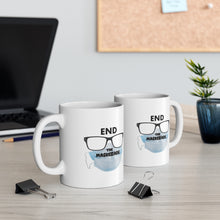 Load image into Gallery viewer, End the Maskerade Ceramic Mug 11oz