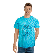 Load image into Gallery viewer, I'm From Texas Tie-Dye Tee, Cyclone